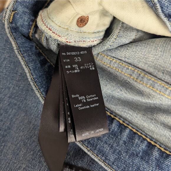 Moussy Vintage Japan size 31 taperedSkinny Denim Jeans size 33x30 - Picture 4 of 10